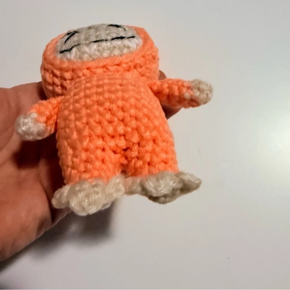 Handmade One of a kind Crochey Labubu Keychain